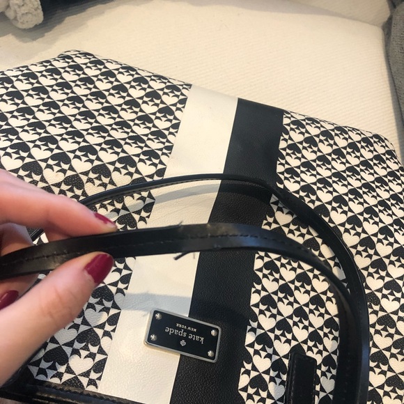 KATE SPADE Penn Place Black/White tote - Picture 13 of 13